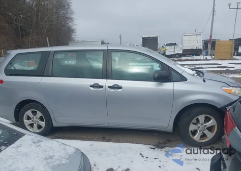 2012 Toyota Sienna Base 7 Passenger из США, поврежденный, VIN 5TDKA3DC3CS009854